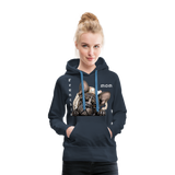 Frenchie Mom Hoodie - navy