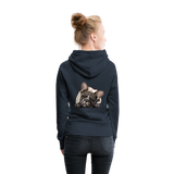 Frenchie Mom Hoodie - navy