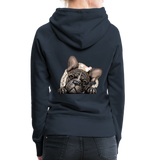 Frenchie Mom Hoodie - navy