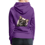 Frenchie Mom Hoodie - purple