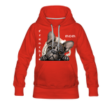 Frenchie Mom Hoodie - red