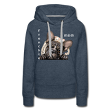 Frenchie Mom Hoodie - heather denim