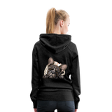 Frenchie Mom Hoodie - charcoal grey