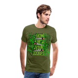 Men's Show me your doobies T-Shirt - olive green