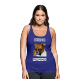 Boxer Momma Tank Top - royal blue