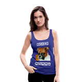 Boxer Momma Tank Top - royal blue