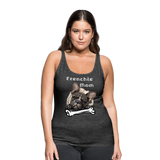 Frenchie {French Bull Dog) Tank Top - charcoal grey
