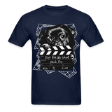 Pugs Rule Mens T-Shirt - navy
