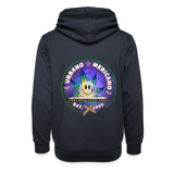 UM Holographic 420 Womens Hoodie - navy