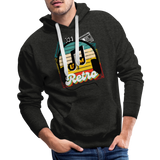 UM Retro Men’s Premium Hoodie - charcoal grey