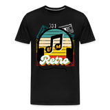 UM Retro Mens  T-Shirt - black