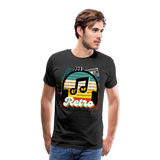UM Retro Mens  T-Shirt - black