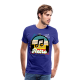 UM Retro Mens  T-Shirt - royal blue