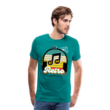UM Retro Mens  T-Shirt - teal
