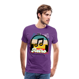 UM Retro Mens  T-Shirt - purple