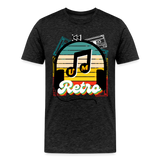 UM Retro Mens  T-Shirt - charcoal grey