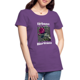 UM Women’s Rose Premium T-Shirt - purple