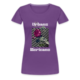 UM Women’s Rose Premium T-Shirt - purple
