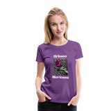 UM Women’s Rose Premium T-Shirt - purple