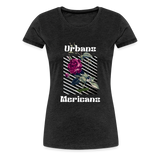 UM Women’s Rose Premium T-Shirt - charcoal grey