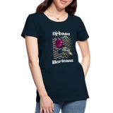 UM Women’s Rose Premium T-Shirt - deep navy