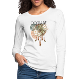 UM Women's Dream Premium Long Sleeve T-Shirt - white