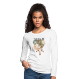 UM Women's Dream Premium Long Sleeve T-Shirt - white