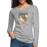 UM Women's Dream Premium Long Sleeve T-Shirt - heather gray