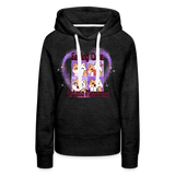 UM Cute Cat Women’s Premium Hoodie - charcoal grey