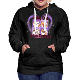 UM Cute Cat Women’s Premium Hoodie - charcoal grey