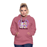 UM Cute Cat Women’s Premium Hoodie - mauve
