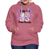UM Cute Cat Women’s Premium Hoodie - mauve